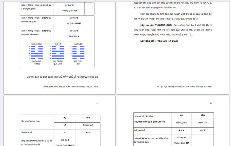 Tài Liệu Học Kinh Dịch PDF